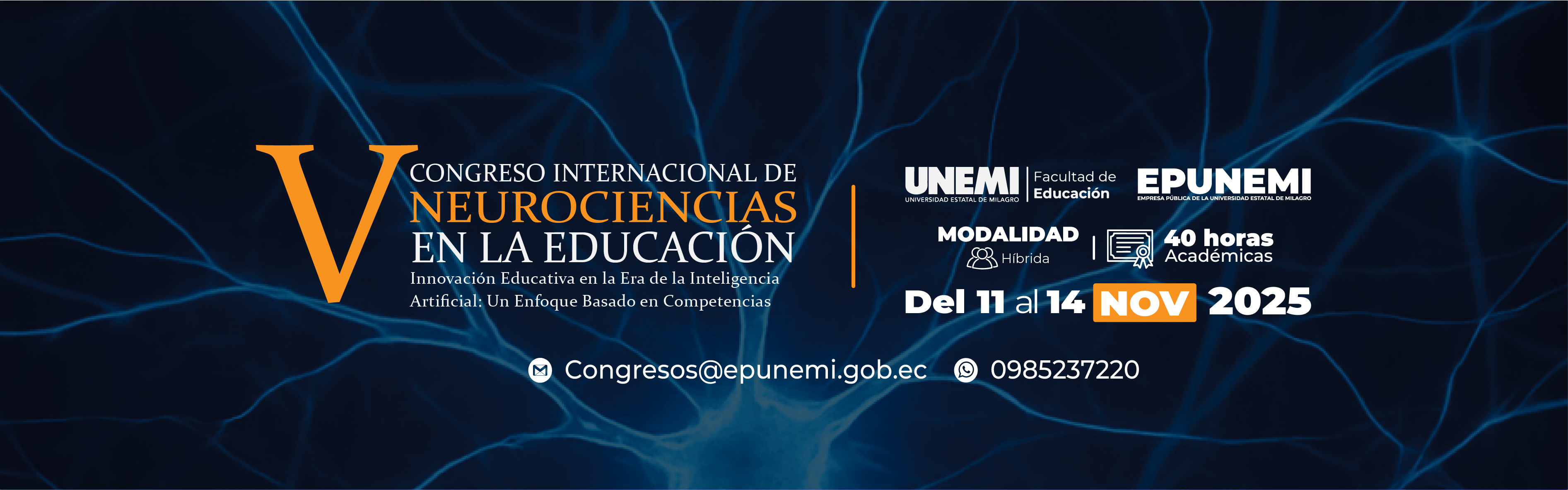 Banner del Congreso