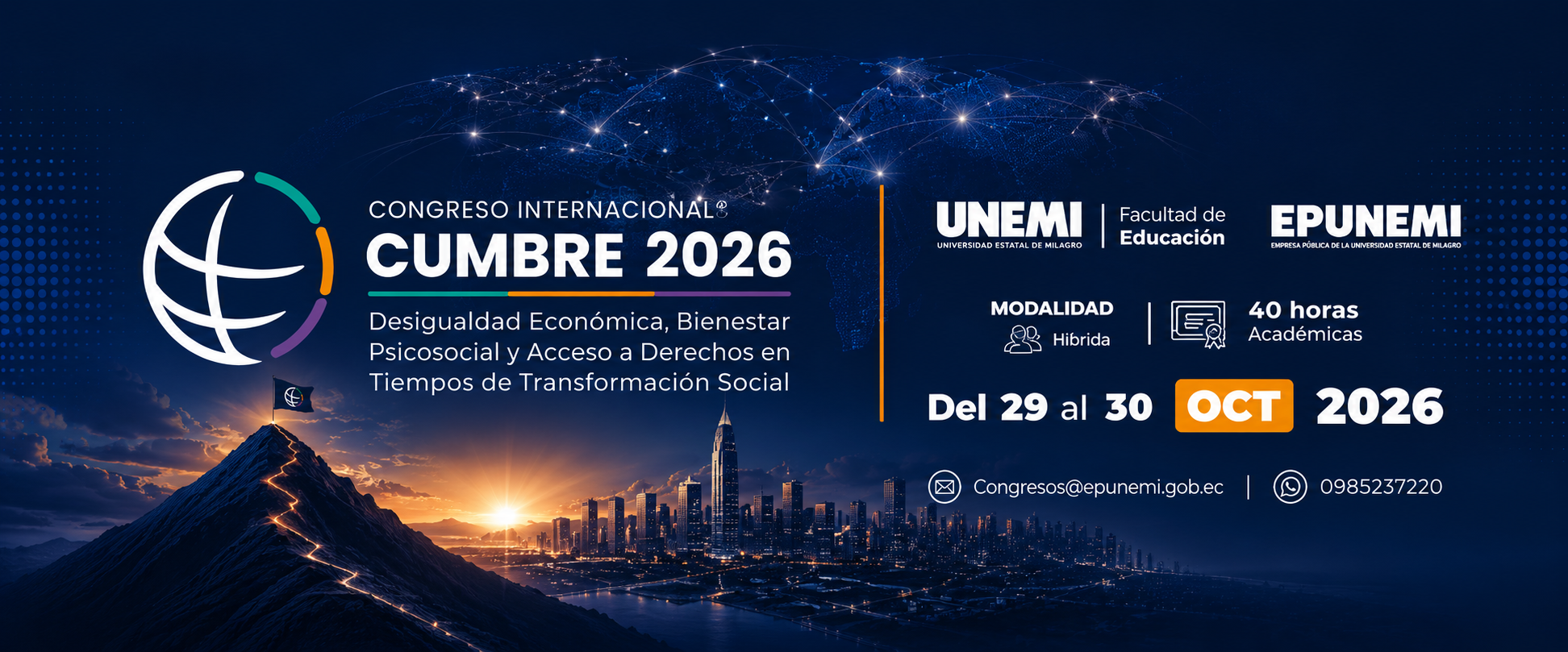 Banner del Congreso