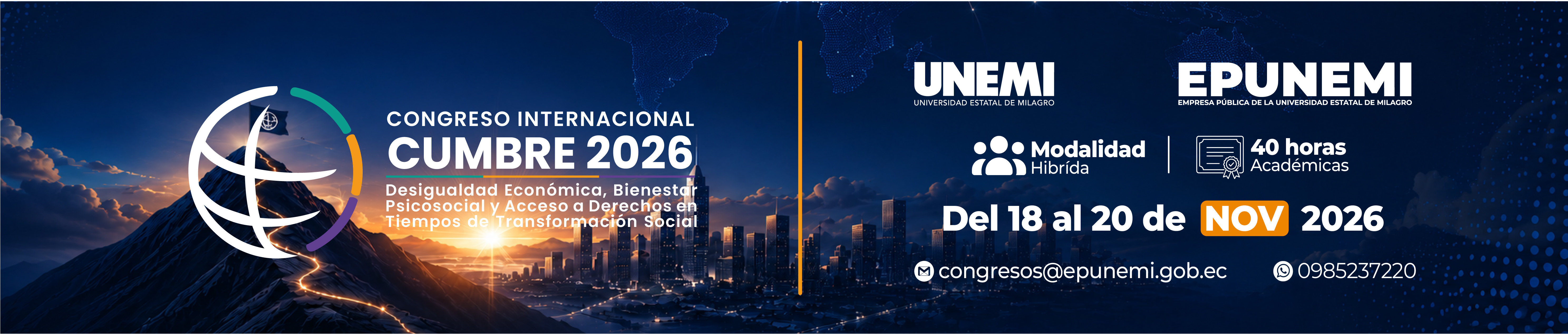 Banner del Congreso
