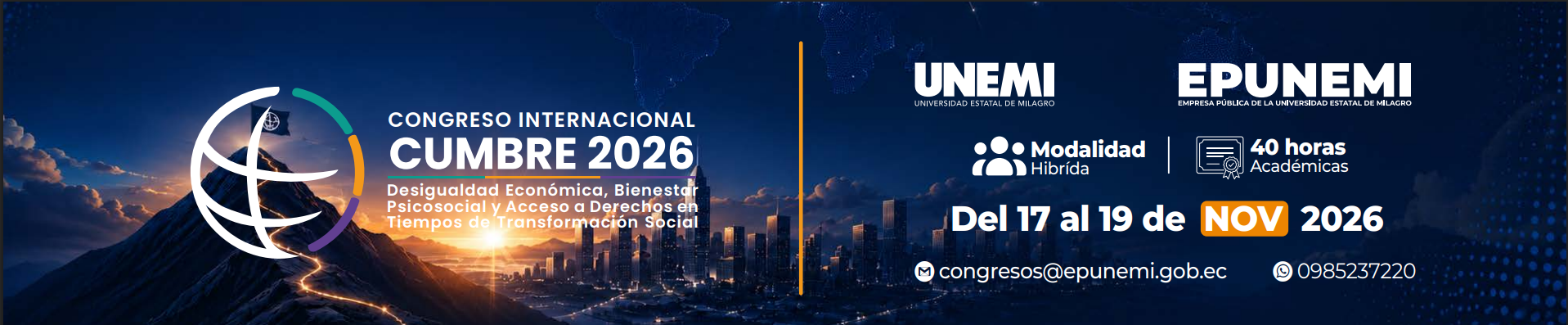 Banner del Congreso