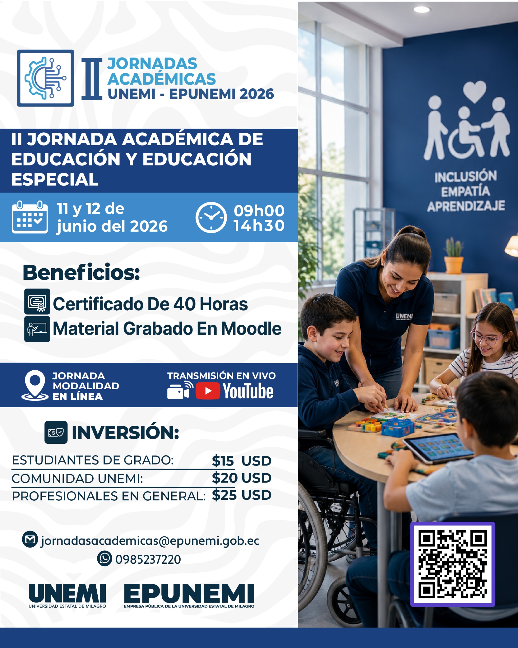 II JORNADAS ACADÉMICAS DE EDUCACIÓN Y EDUCACIÓN ESPECIAL