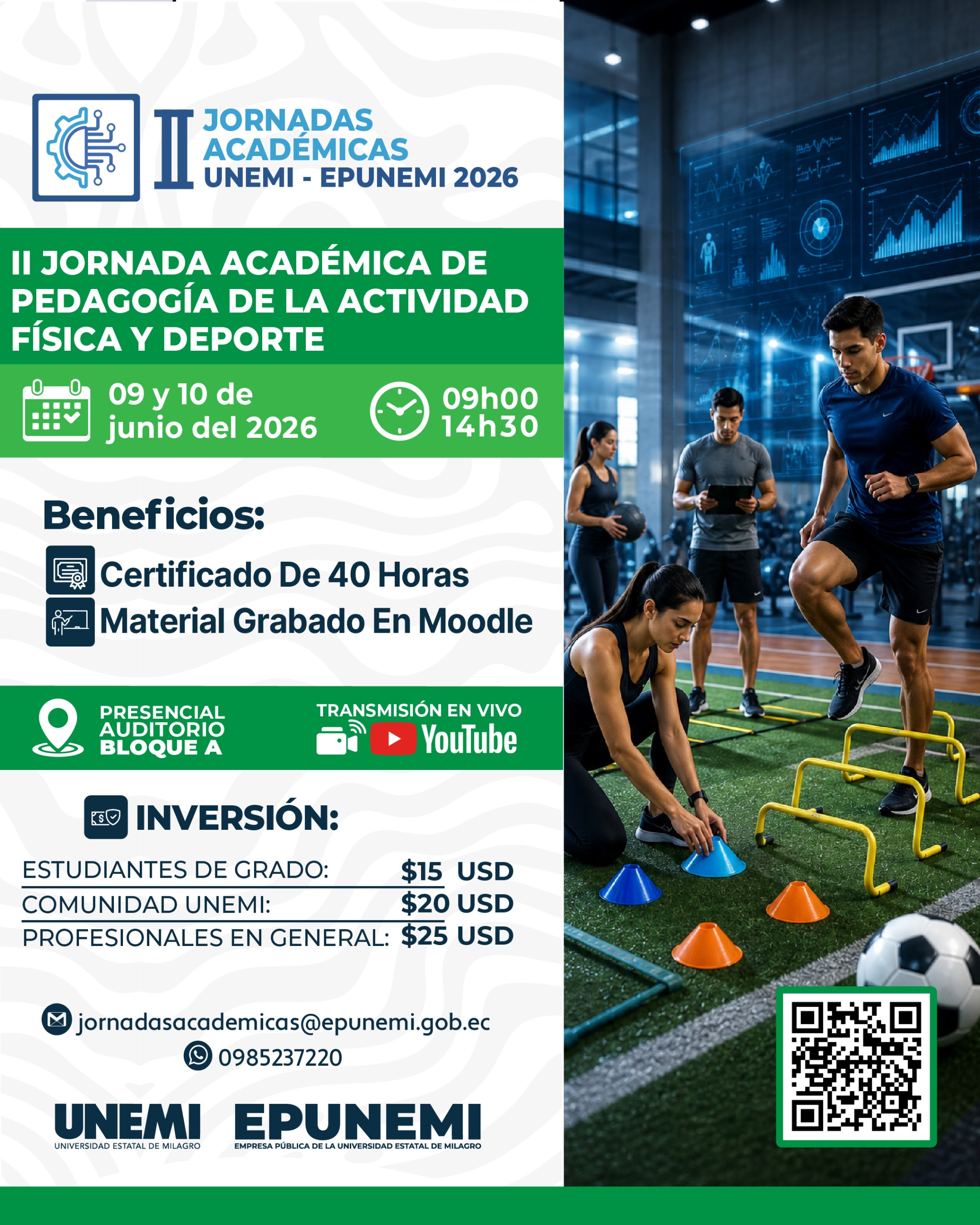 II JORNADAS ACADÉMICAS DE FÍSICA Y DEPORTE