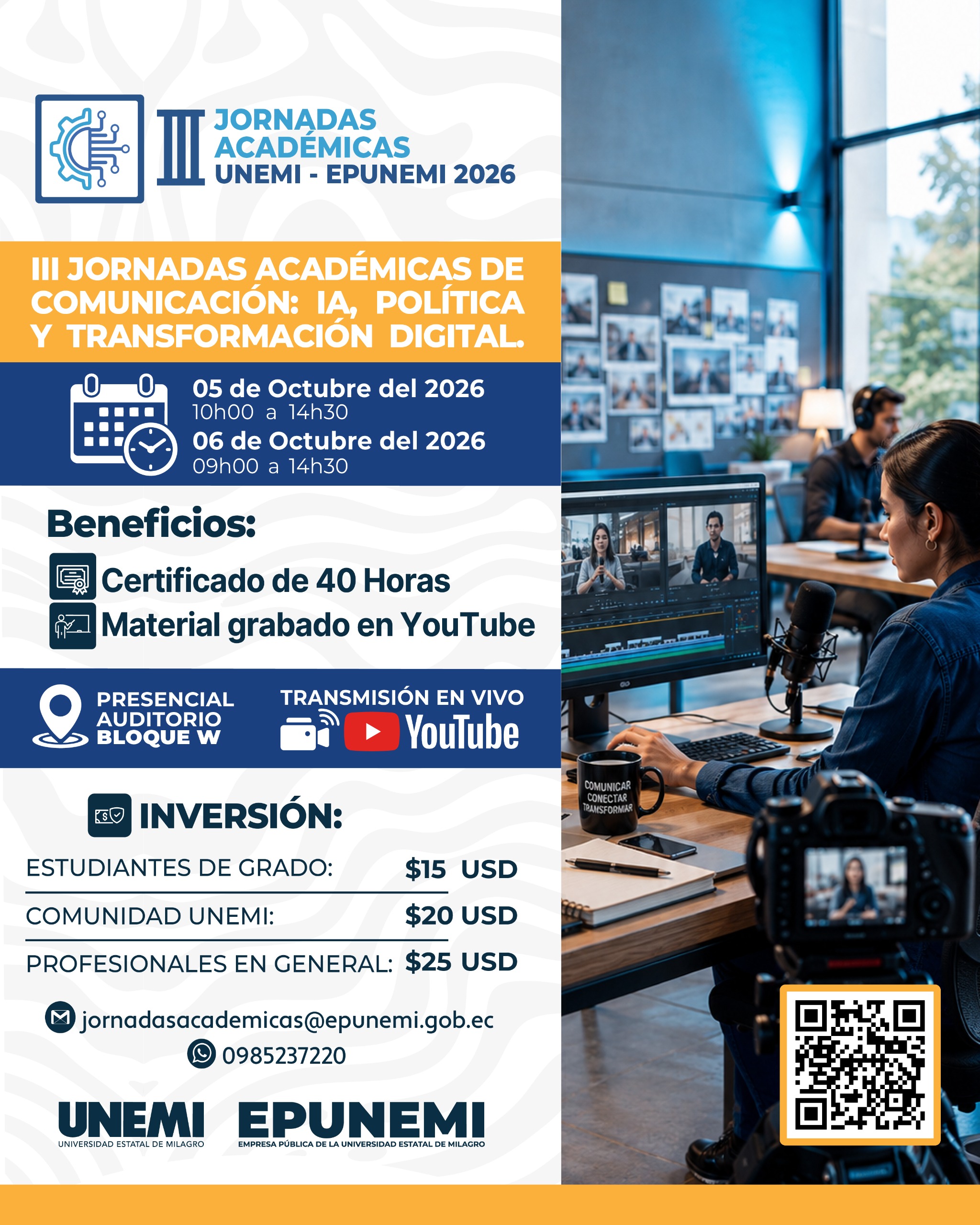 III JORNADAS ACADÉMICAS DE COMUNICACIÓN EN LÍNEA