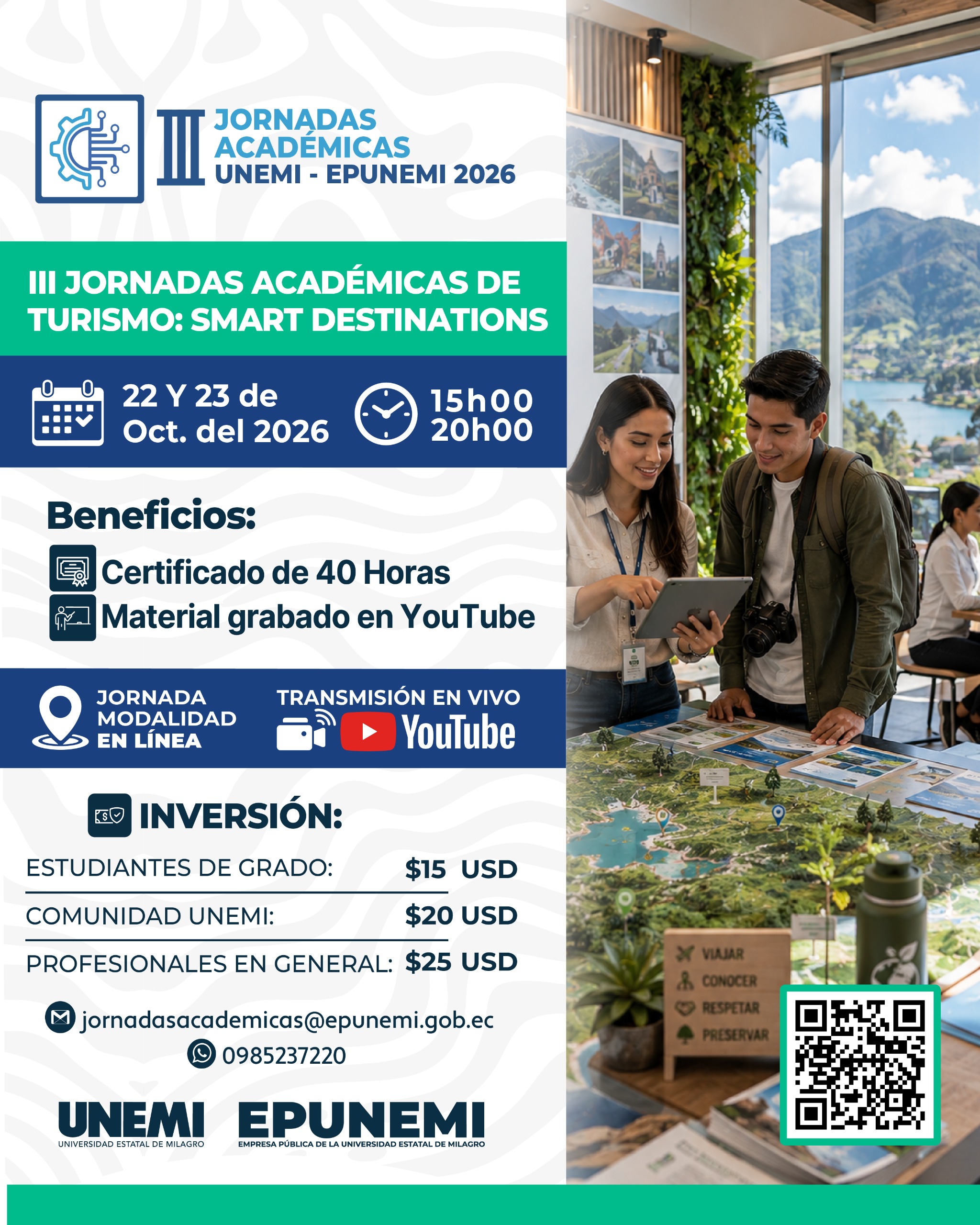 III JORNADAS ACADÉMICAS DE TURISMO: SMART DESTINATIONS