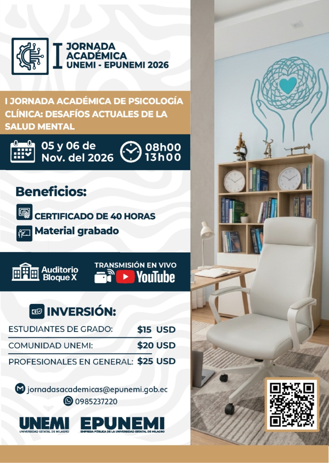 I JORNADA ACADÉMICA DE PSICOLOGÍA CLÍNICA