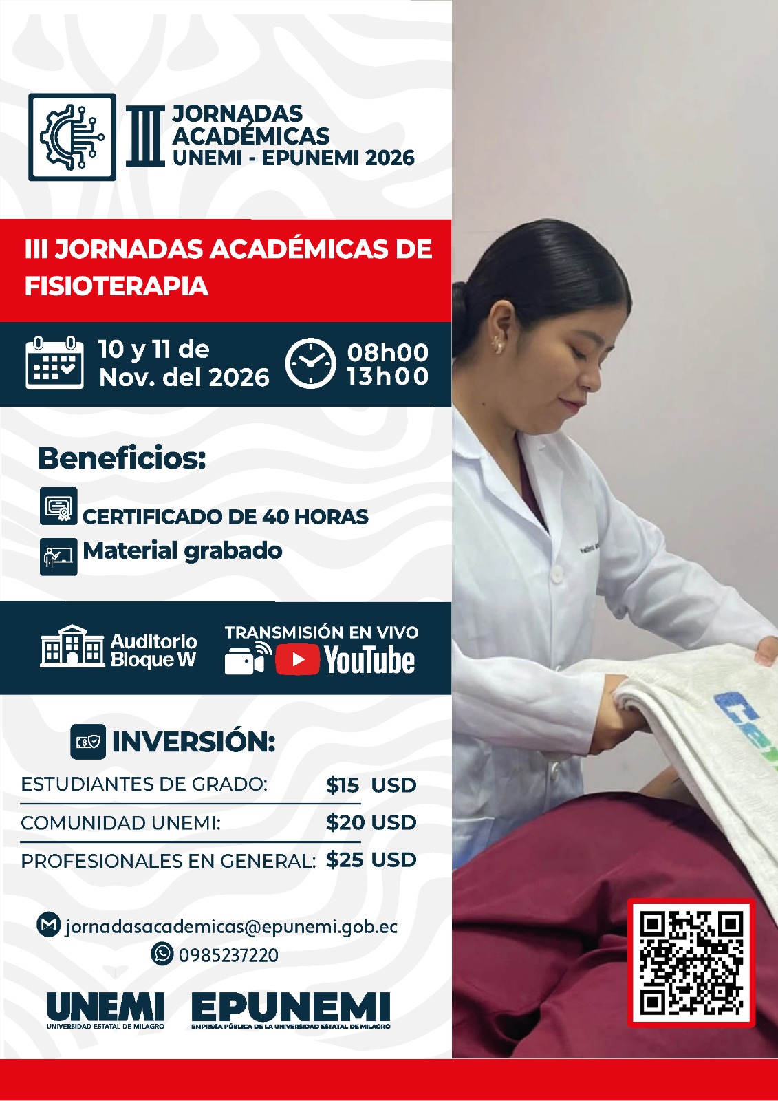 III JORNADAS ACADÉMICAS DE FISIOTERAPIA